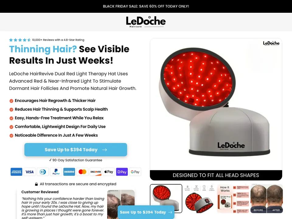 Ledoche page we built